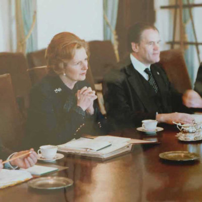 Margaret Thatcher hiililakkojen pelastajana