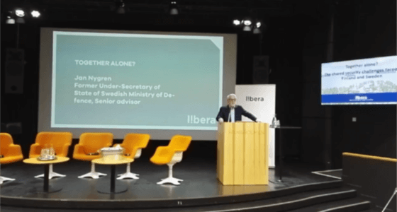 Keynote Speech by Jan Nygren on the Need for a Swedish NATO-Option